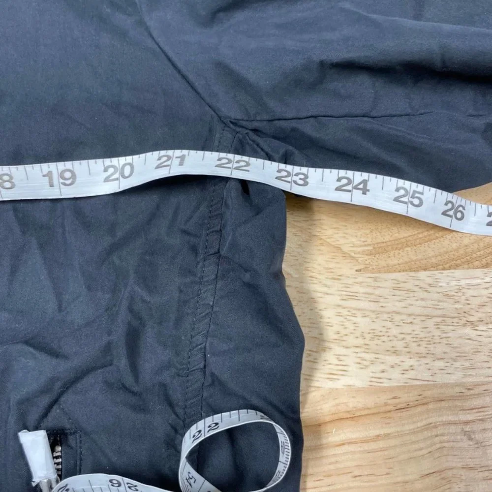 AllSaints NWT Men's Bassett Bomber Jacket Black Size L Zip Pockets Lightweight - Picture 4 of 10